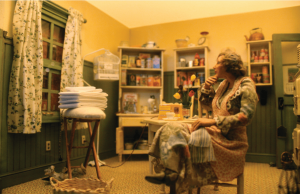 Despite its realistic features, this scene is actually a part of The Great American Dollhouse Museum’s “Evolution of America” section.