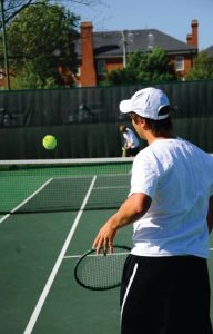 Mental and physical fatigue, weather, and finding time to eat and use the restroom were all factors working against the players during their match