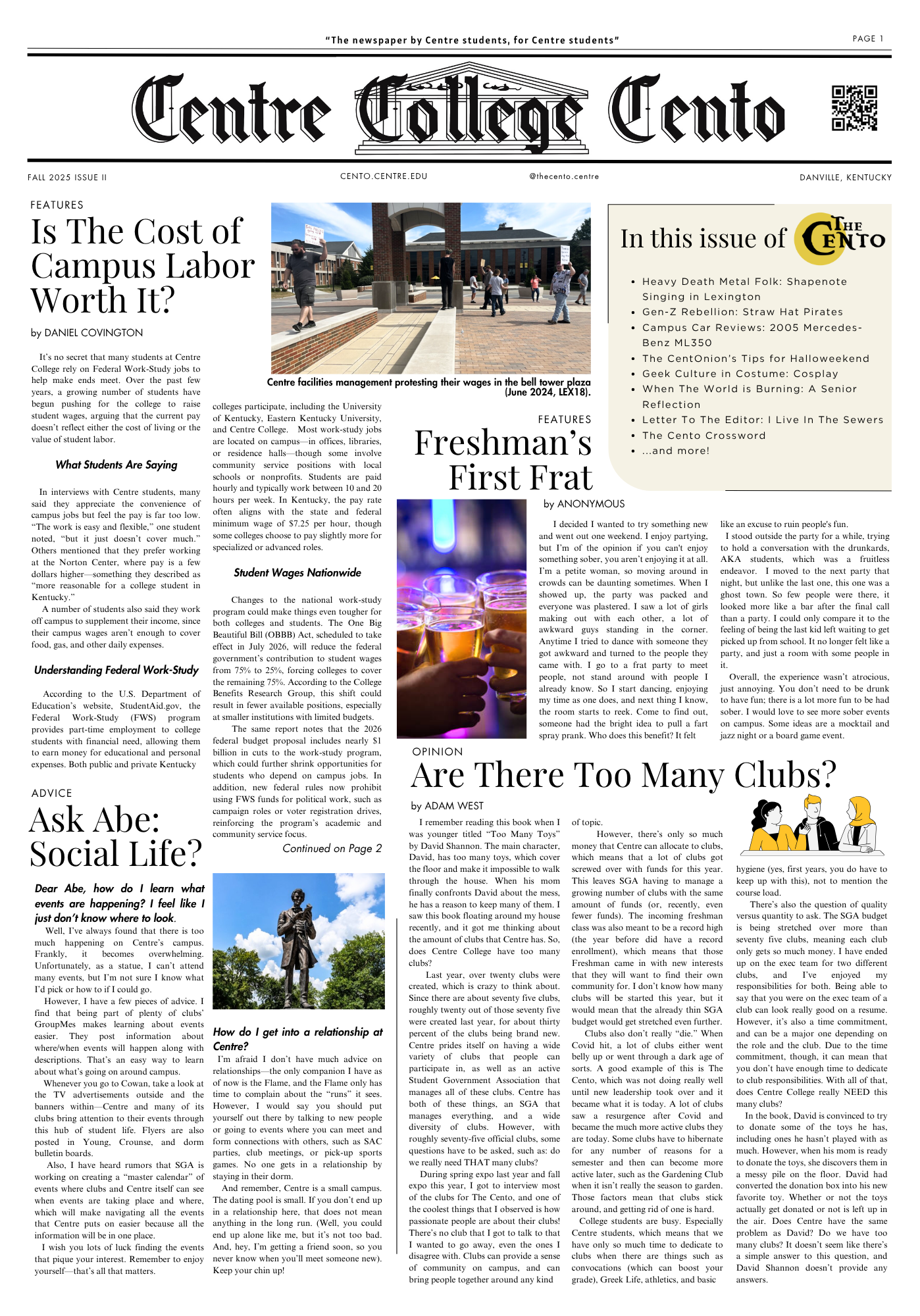 The Cento In Print: Fall II 2025