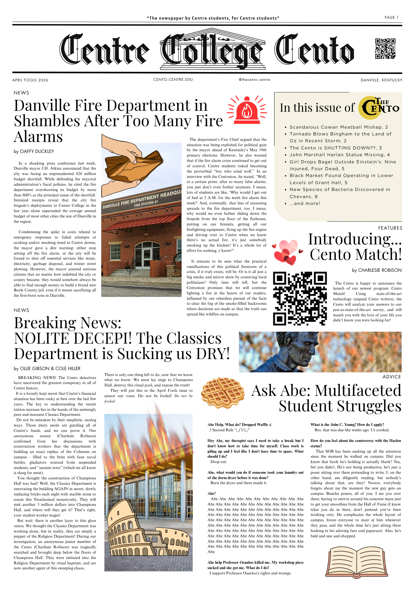 The Cento In Print: April Fools 2026